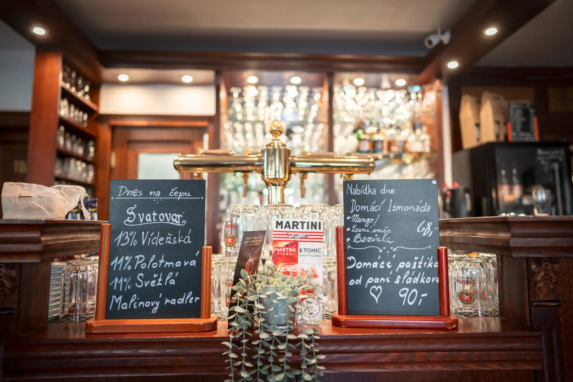 Restaurace Pivovar Lipník — třetí záběr z jídelního lístku